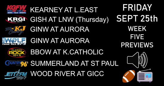 High School Football Previews - Week 5